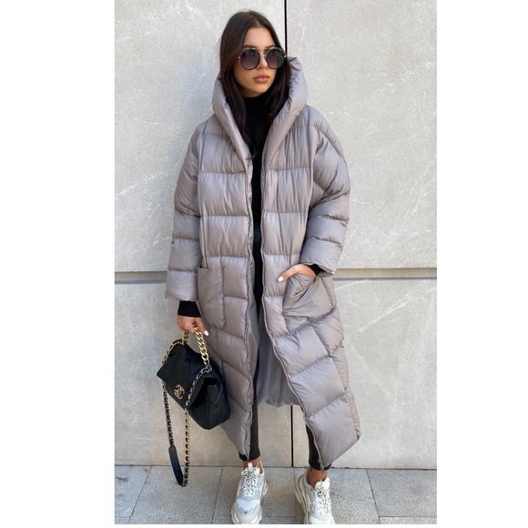 Glamify Oversized Hooded Coat - Picture 2 of 6
